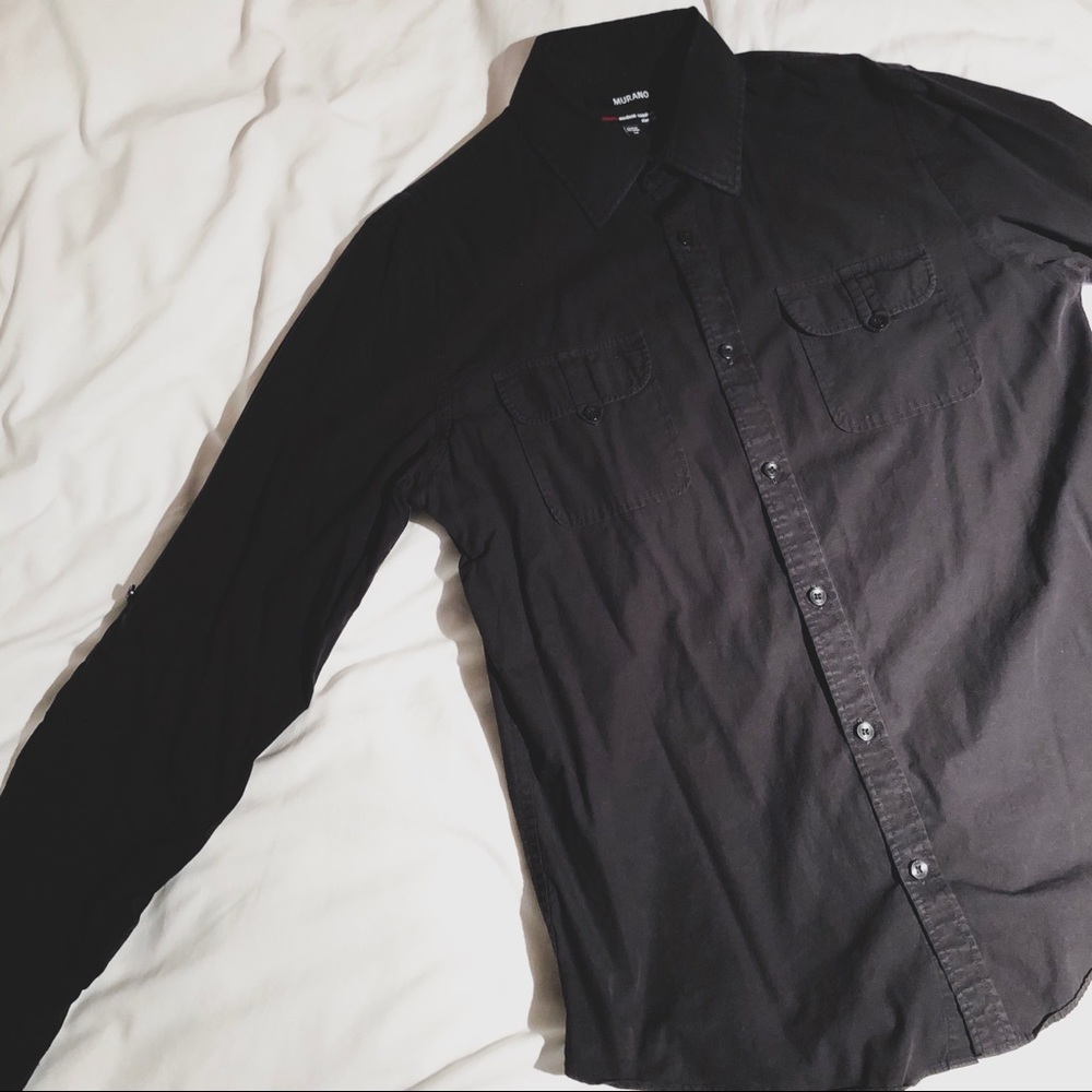 Murano Ultimate Modern Comrort Black button-up M